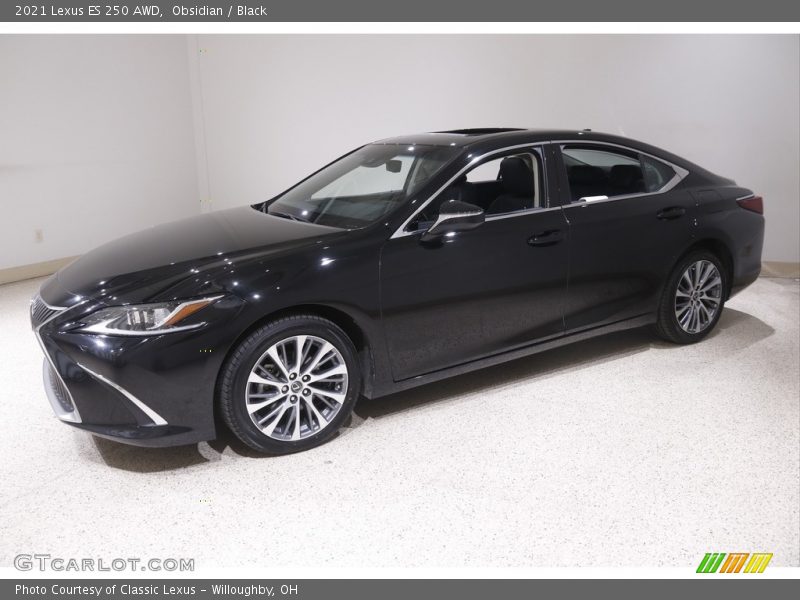 Obsidian / Black 2021 Lexus ES 250 AWD