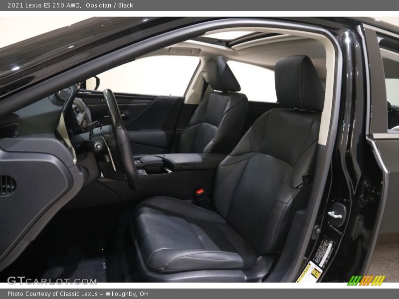 Obsidian / Black 2021 Lexus ES 250 AWD