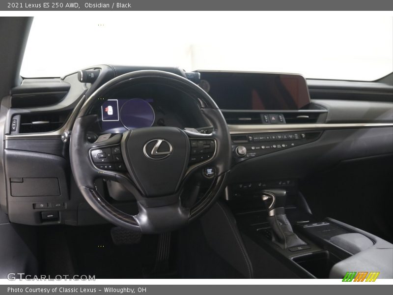 Obsidian / Black 2021 Lexus ES 250 AWD
