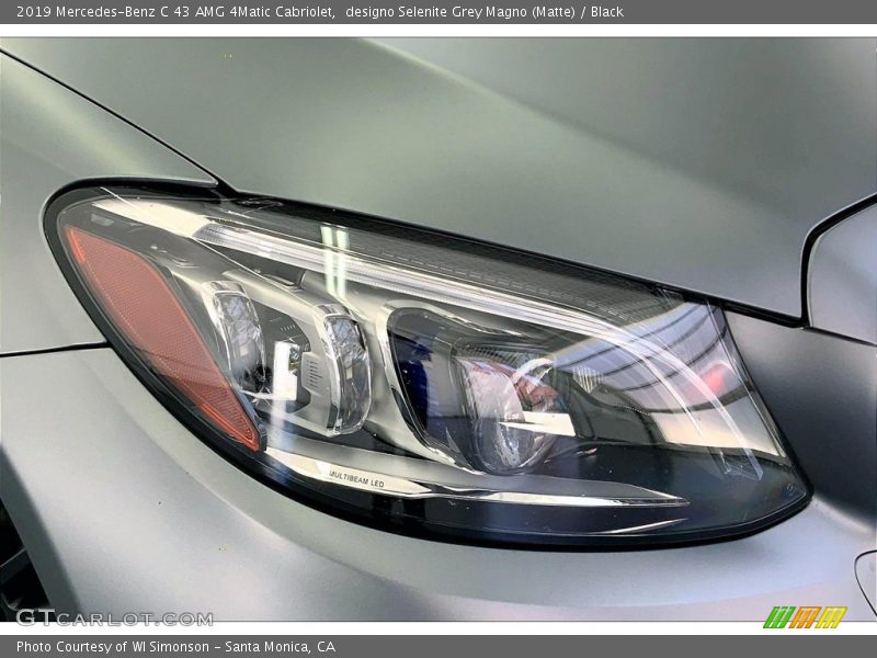 designo Selenite Grey Magno (Matte) / Black 2019 Mercedes-Benz C 43 AMG 4Matic Cabriolet