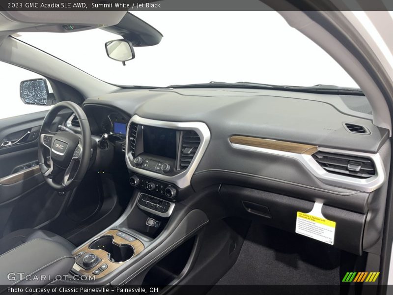 Summit White / Jet Black 2023 GMC Acadia SLE AWD