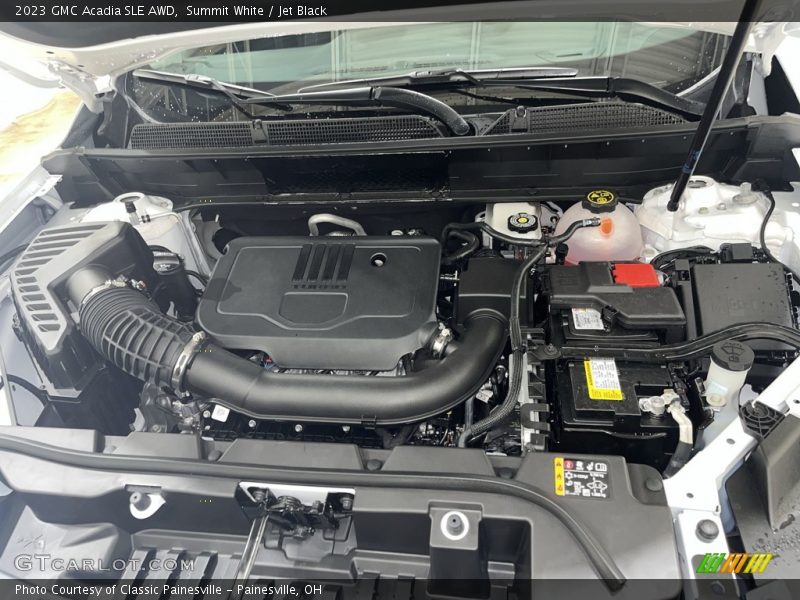 Summit White / Jet Black 2023 GMC Acadia SLE AWD