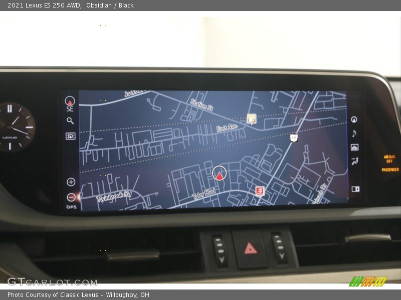 Obsidian / Black 2021 Lexus ES 250 AWD