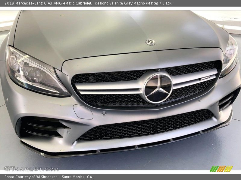 designo Selenite Grey Magno (Matte) / Black 2019 Mercedes-Benz C 43 AMG 4Matic Cabriolet