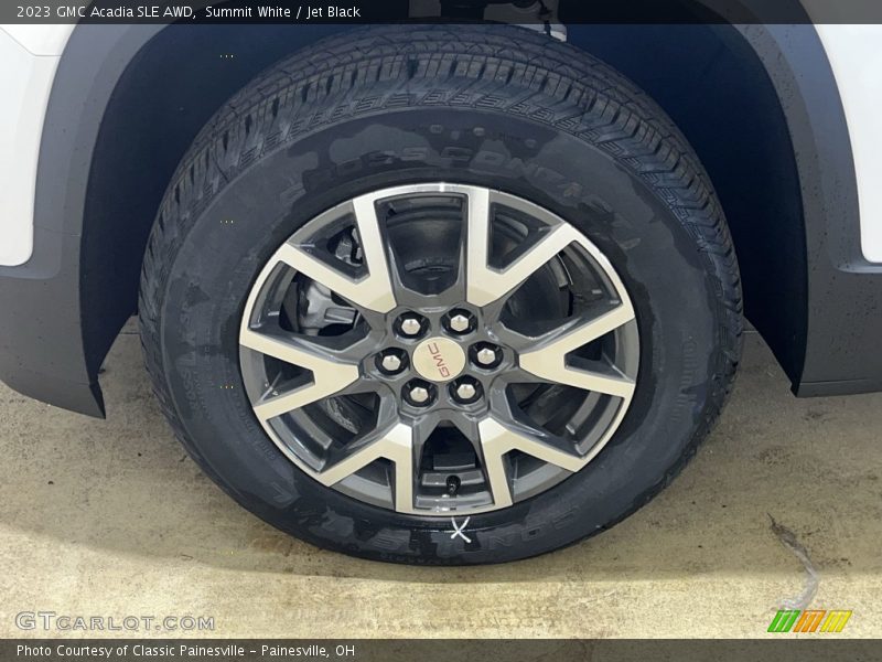 Summit White / Jet Black 2023 GMC Acadia SLE AWD