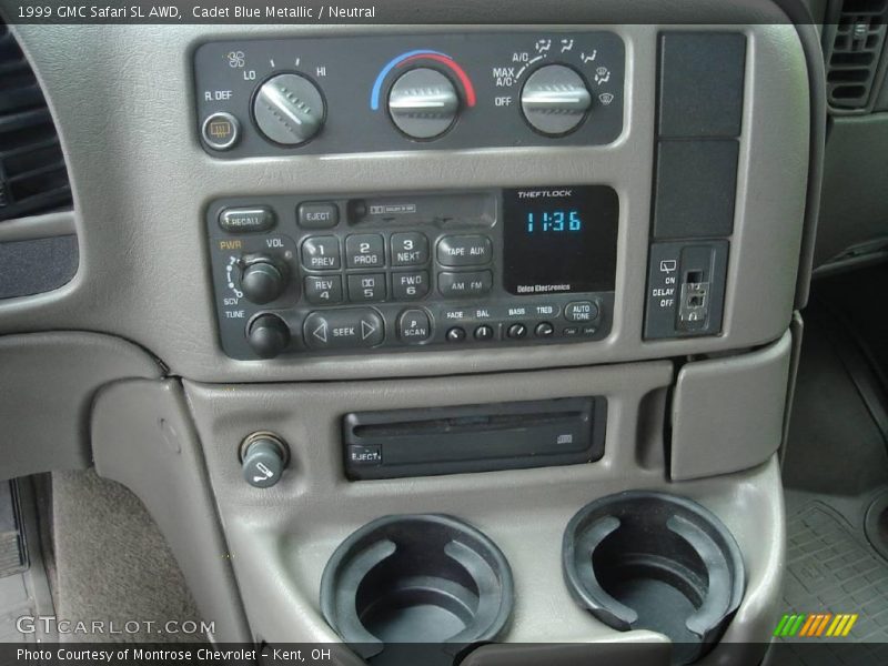 Cadet Blue Metallic / Neutral 1999 GMC Safari SL AWD