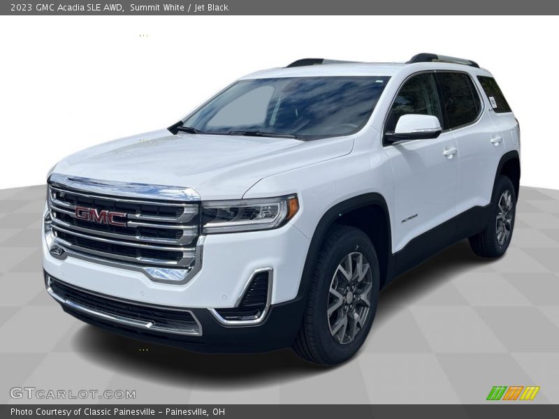 Summit White / Jet Black 2023 GMC Acadia SLE AWD