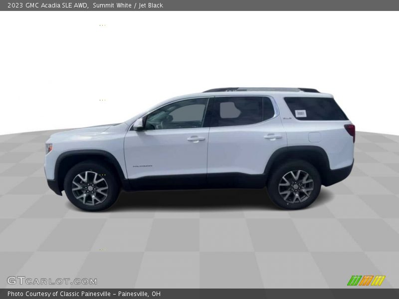 Summit White / Jet Black 2023 GMC Acadia SLE AWD