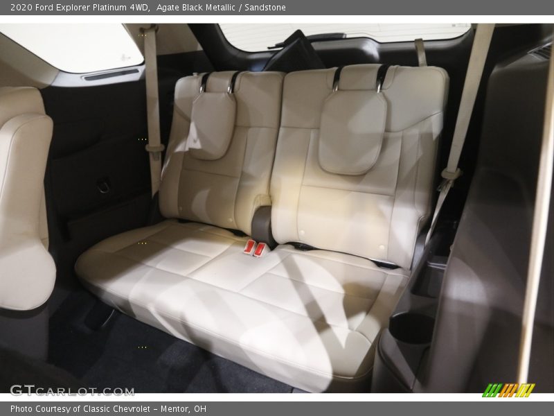 Agate Black Metallic / Sandstone 2020 Ford Explorer Platinum 4WD