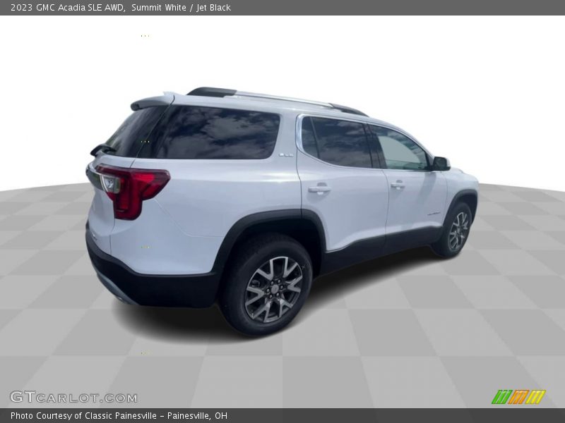 Summit White / Jet Black 2023 GMC Acadia SLE AWD