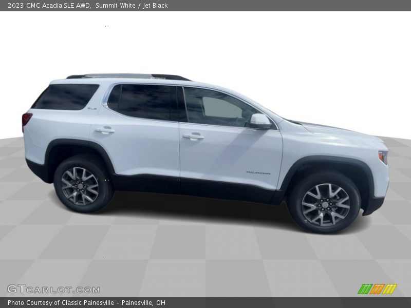 Summit White / Jet Black 2023 GMC Acadia SLE AWD