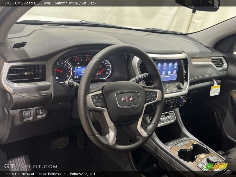 Summit White / Jet Black 2023 GMC Acadia SLE AWD