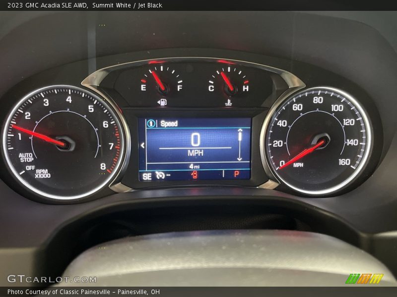 Summit White / Jet Black 2023 GMC Acadia SLE AWD