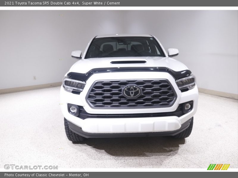 Super White / Cement 2021 Toyota Tacoma SR5 Double Cab 4x4