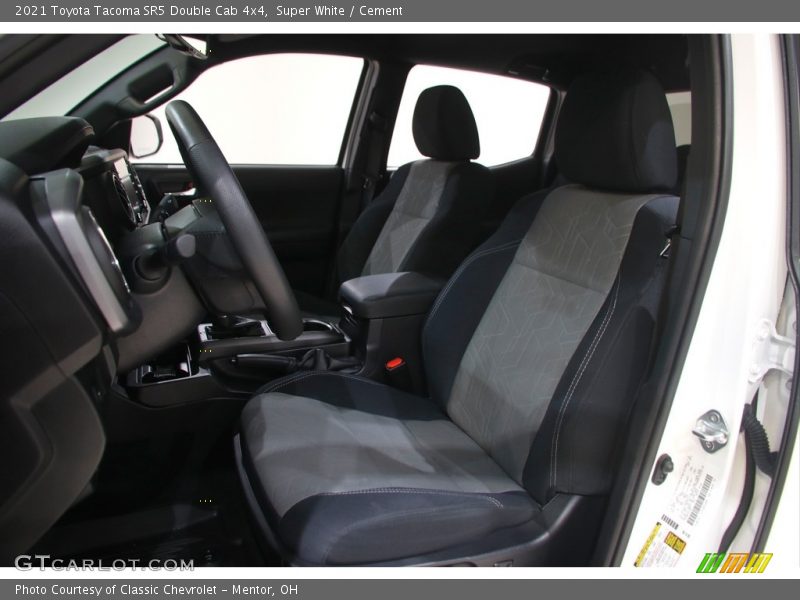 Super White / Cement 2021 Toyota Tacoma SR5 Double Cab 4x4