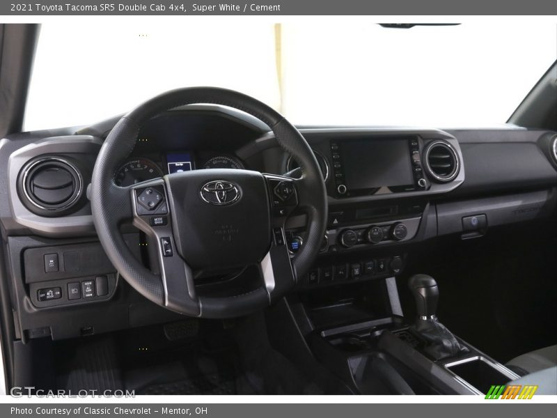 Super White / Cement 2021 Toyota Tacoma SR5 Double Cab 4x4