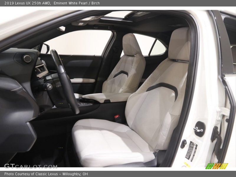 Front Seat of 2019 UX 250h AWD