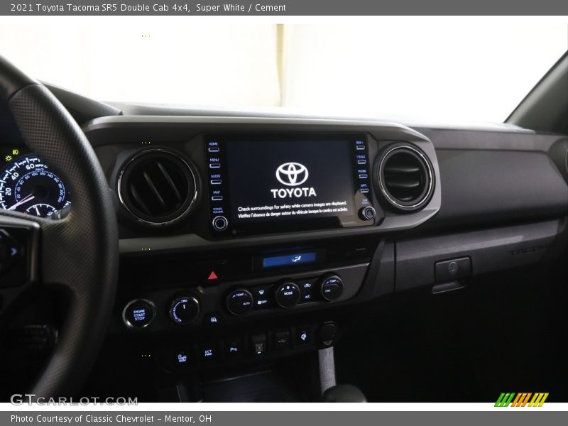 Super White / Cement 2021 Toyota Tacoma SR5 Double Cab 4x4