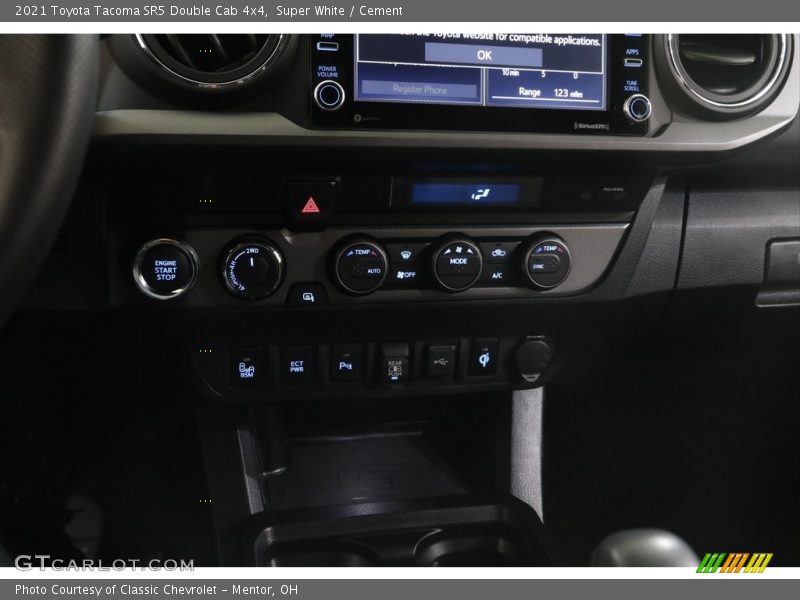 Super White / Cement 2021 Toyota Tacoma SR5 Double Cab 4x4