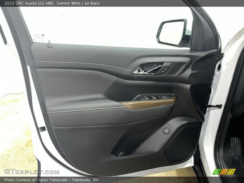 Summit White / Jet Black 2023 GMC Acadia SLE AWD