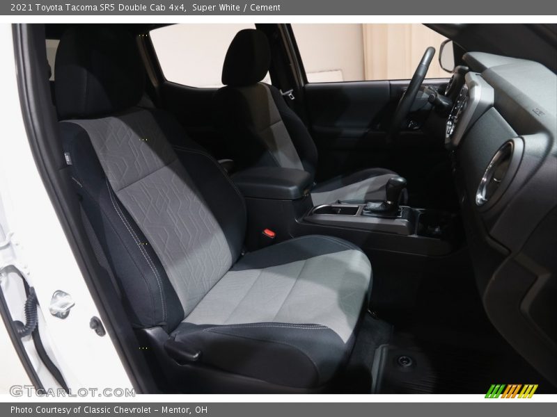 Super White / Cement 2021 Toyota Tacoma SR5 Double Cab 4x4