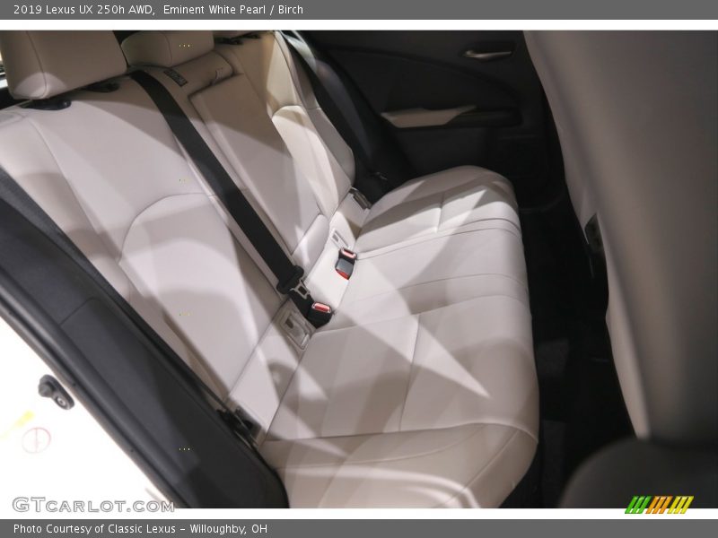 Rear Seat of 2019 UX 250h AWD