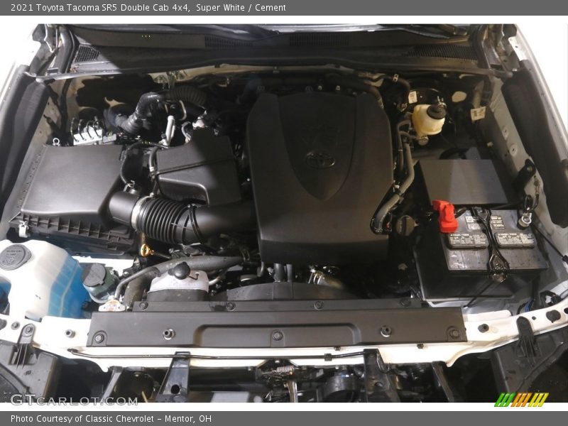 Super White / Cement 2021 Toyota Tacoma SR5 Double Cab 4x4