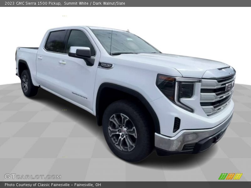 Summit White / Dark Walnut/Slate 2023 GMC Sierra 1500 Pickup