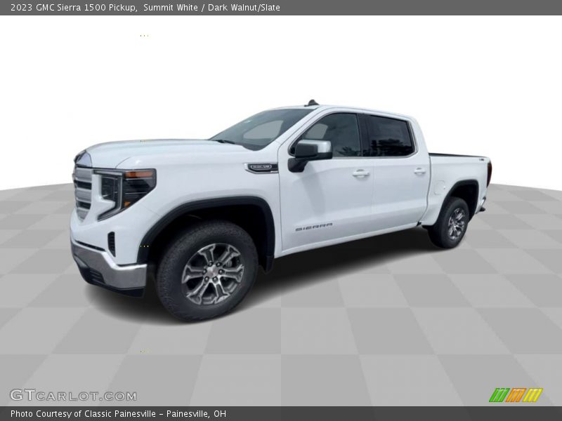 Summit White / Dark Walnut/Slate 2023 GMC Sierra 1500 Pickup