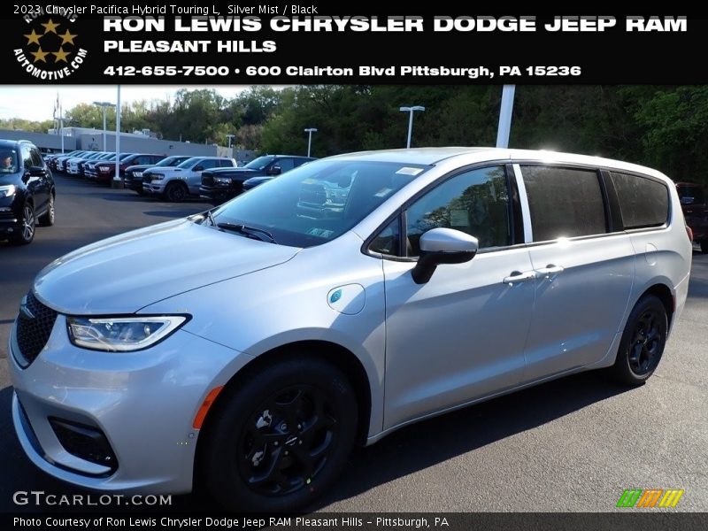 Silver Mist / Black 2023 Chrysler Pacifica Hybrid Touring L