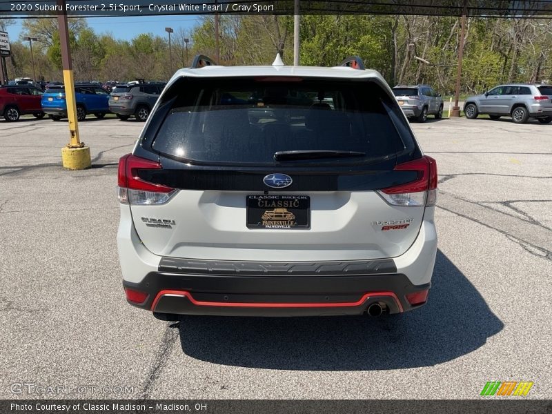 Crystal White Pearl / Gray Sport 2020 Subaru Forester 2.5i Sport