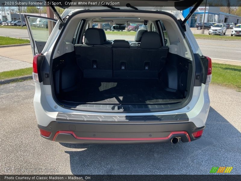 Crystal White Pearl / Gray Sport 2020 Subaru Forester 2.5i Sport