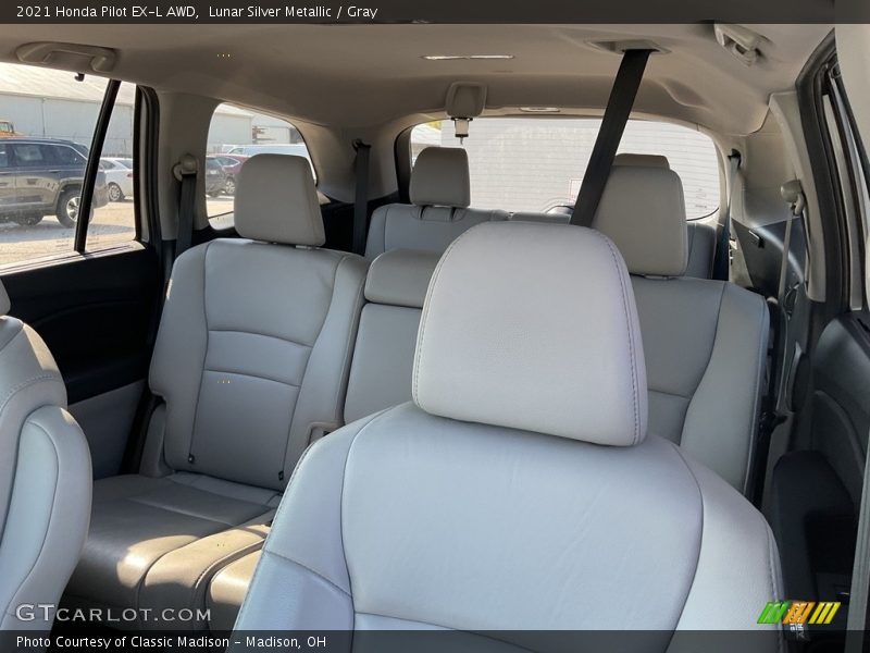 Lunar Silver Metallic / Gray 2021 Honda Pilot EX-L AWD