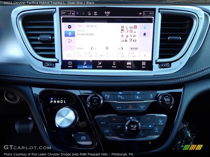 Silver Mist / Black 2023 Chrysler Pacifica Hybrid Touring L