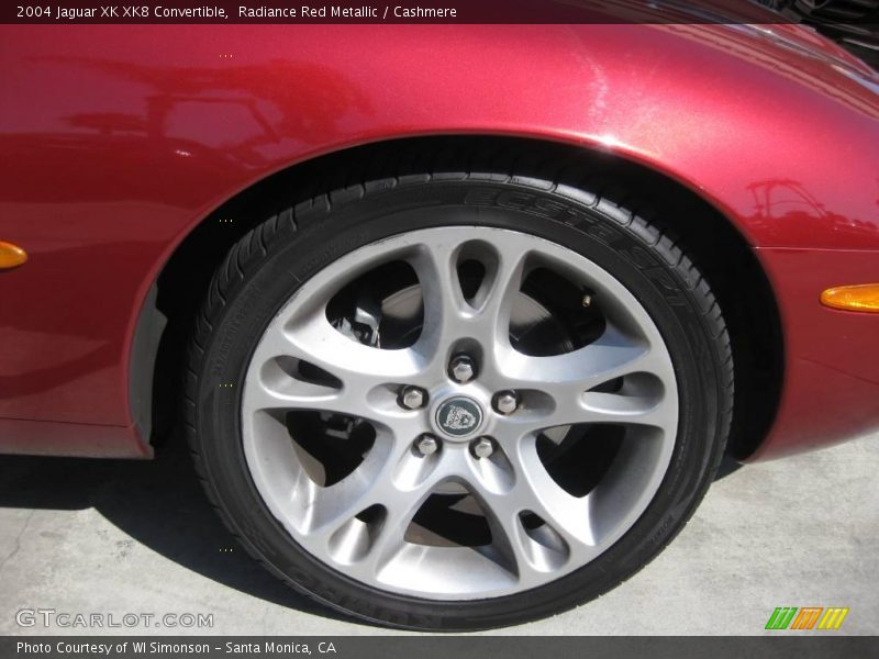 Radiance Red Metallic / Cashmere 2004 Jaguar XK XK8 Convertible