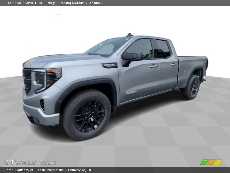 Sterling Metallic / Jet Black 2023 GMC Sierra 1500 Pickup