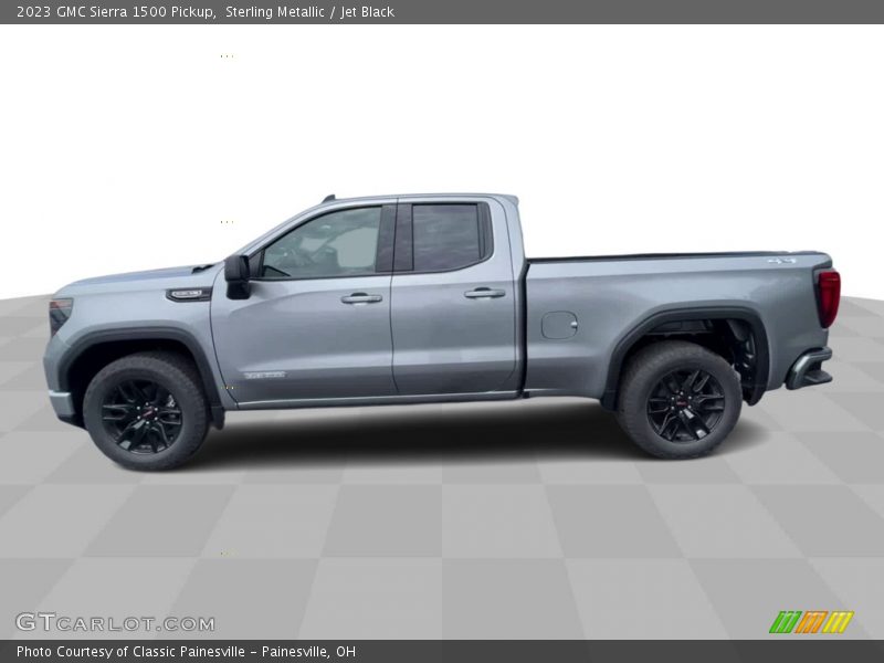 Sterling Metallic / Jet Black 2023 GMC Sierra 1500 Pickup
