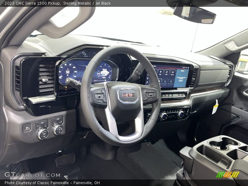 Sterling Metallic / Jet Black 2023 GMC Sierra 1500 Pickup
