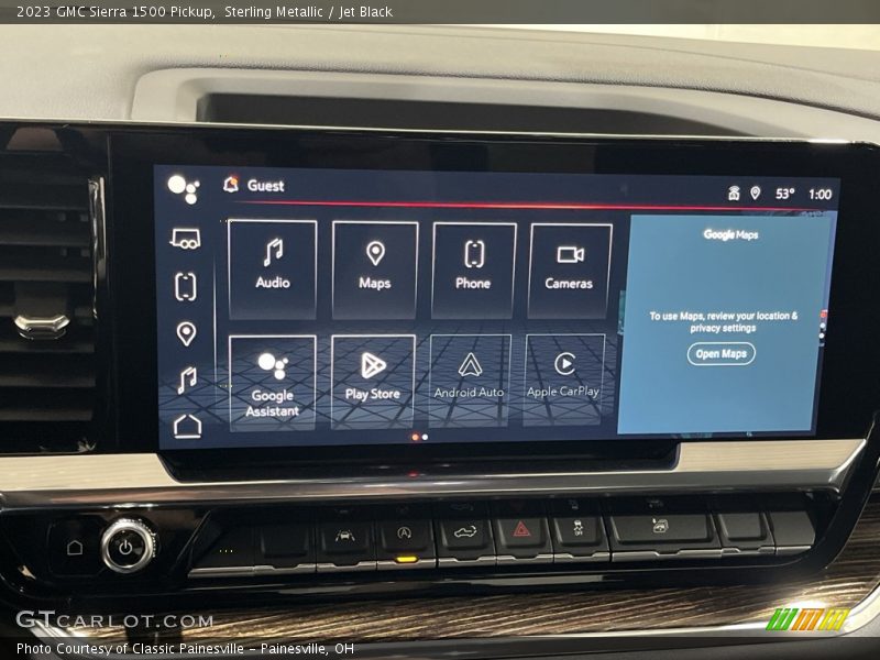 Sterling Metallic / Jet Black 2023 GMC Sierra 1500 Pickup