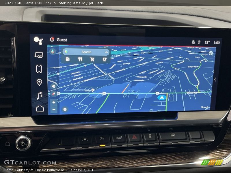 Sterling Metallic / Jet Black 2023 GMC Sierra 1500 Pickup