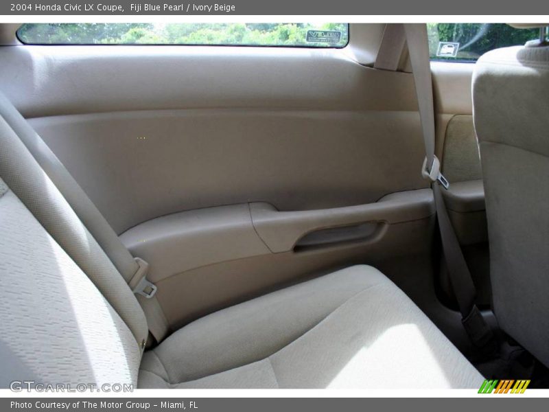 Fiji Blue Pearl / Ivory Beige 2004 Honda Civic LX Coupe