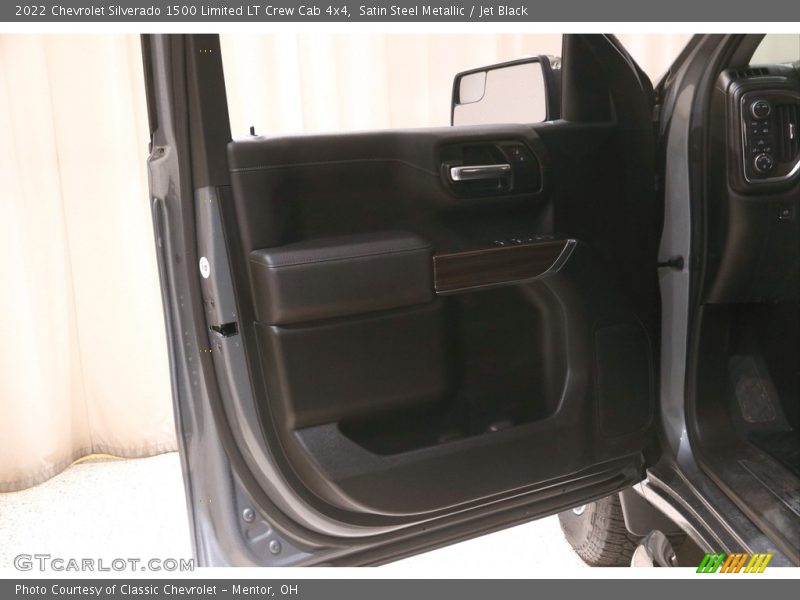 Satin Steel Metallic / Jet Black 2022 Chevrolet Silverado 1500 Limited LT Crew Cab 4x4