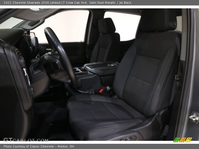 Satin Steel Metallic / Jet Black 2022 Chevrolet Silverado 1500 Limited LT Crew Cab 4x4