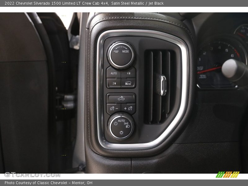 Satin Steel Metallic / Jet Black 2022 Chevrolet Silverado 1500 Limited LT Crew Cab 4x4