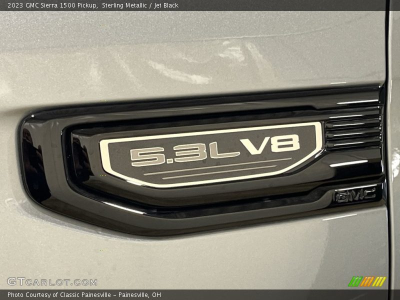 Sterling Metallic / Jet Black 2023 GMC Sierra 1500 Pickup