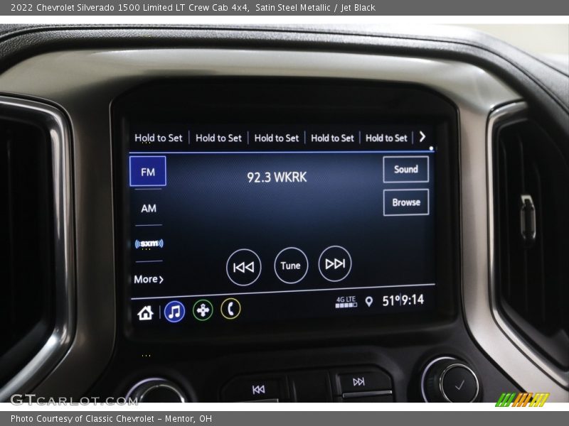 Satin Steel Metallic / Jet Black 2022 Chevrolet Silverado 1500 Limited LT Crew Cab 4x4