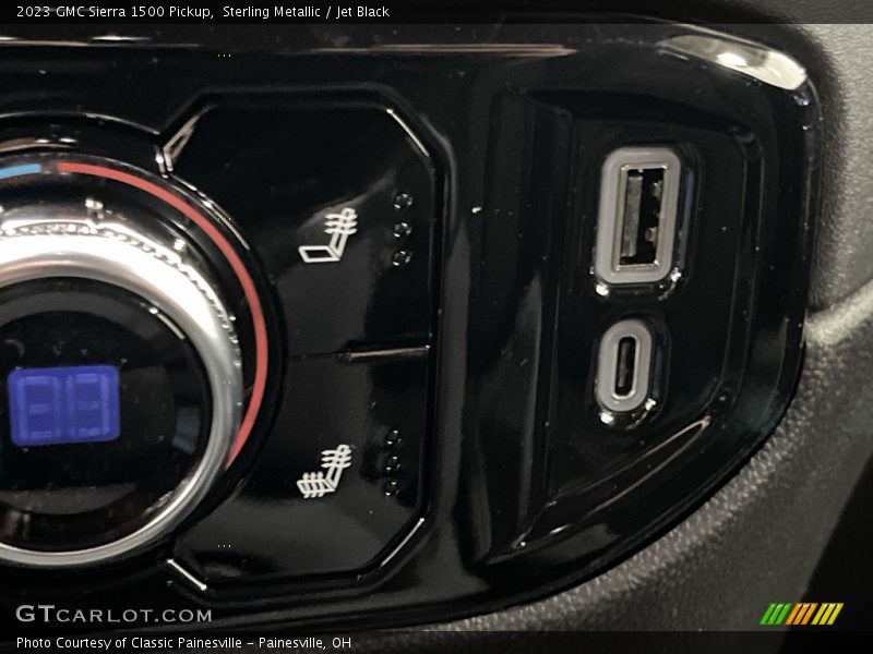 Sterling Metallic / Jet Black 2023 GMC Sierra 1500 Pickup