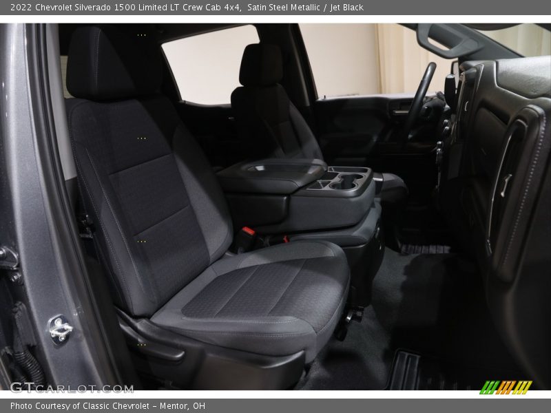Satin Steel Metallic / Jet Black 2022 Chevrolet Silverado 1500 Limited LT Crew Cab 4x4