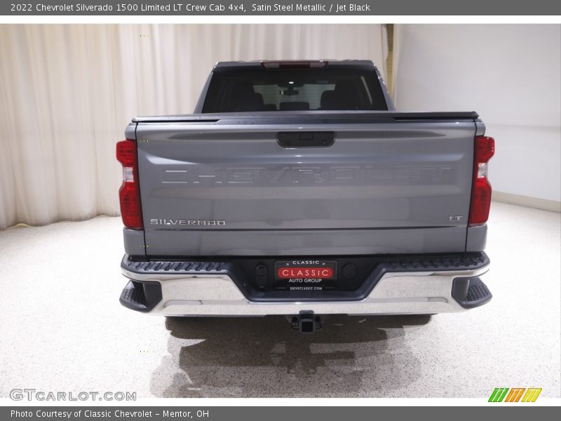 Satin Steel Metallic / Jet Black 2022 Chevrolet Silverado 1500 Limited LT Crew Cab 4x4