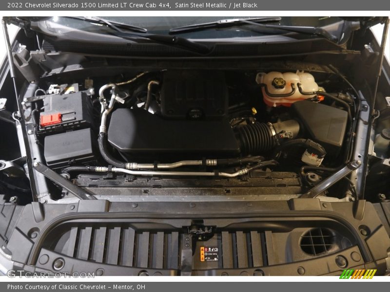Satin Steel Metallic / Jet Black 2022 Chevrolet Silverado 1500 Limited LT Crew Cab 4x4